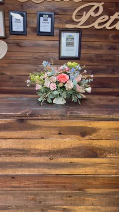 Blue Petals - Floral arrangement for centerpieces - Floral Designers Near Me - Hesperia, California