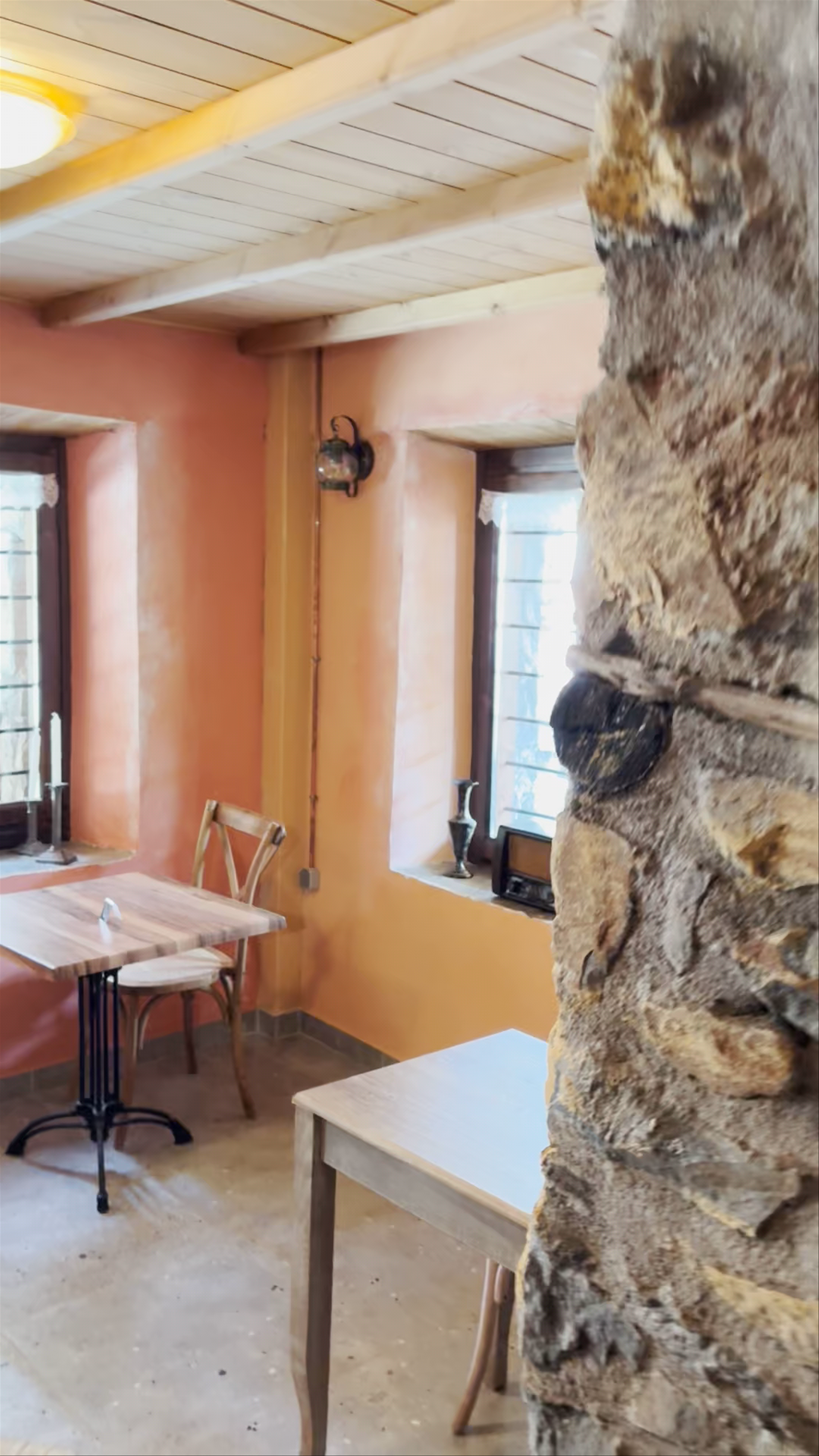 Traditional Café Aura in Panteleimonas: A Cozy Greek Village Hideaway