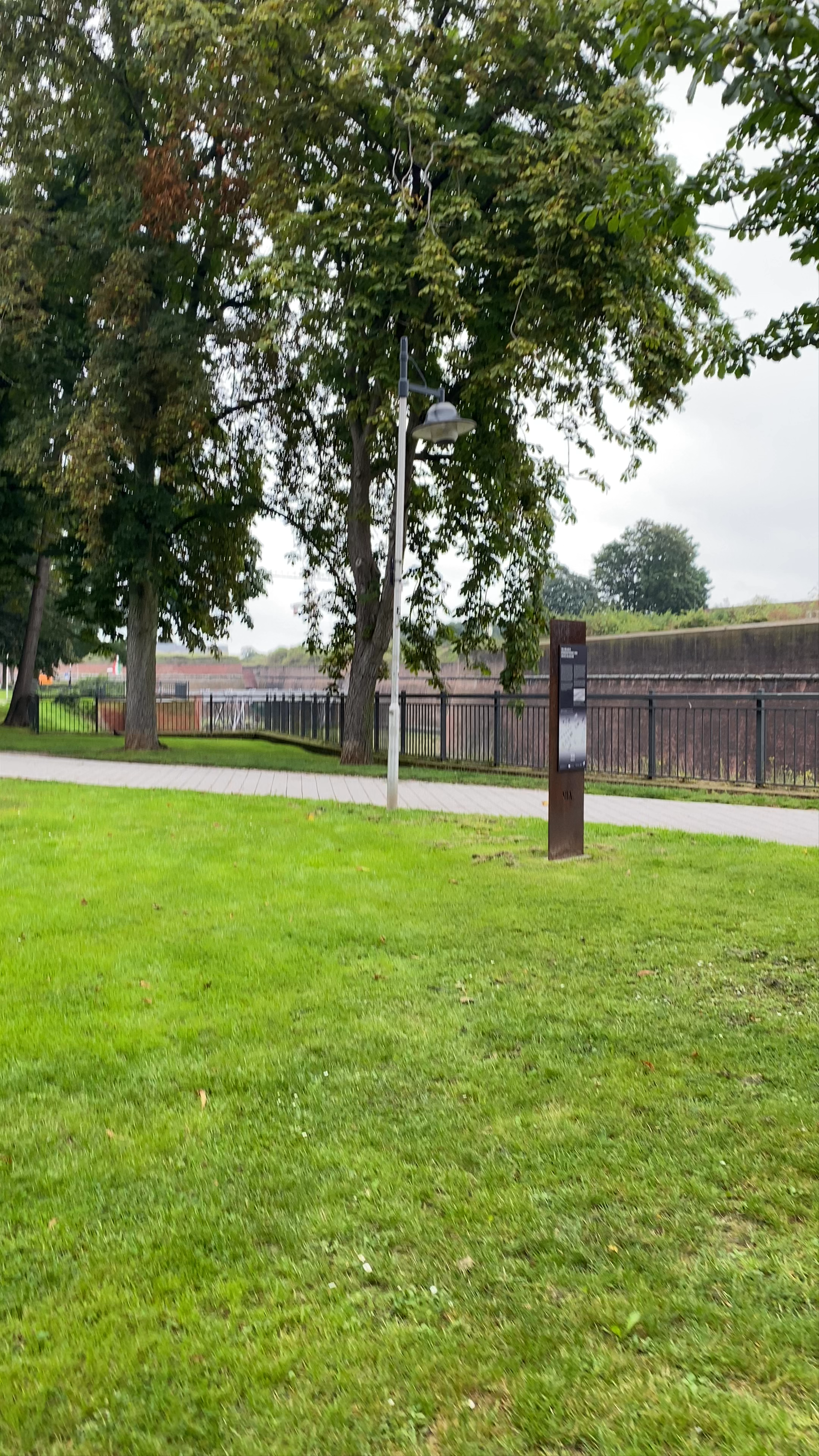 Strolling Through Schloßstraße Park in Jülich, Germany
