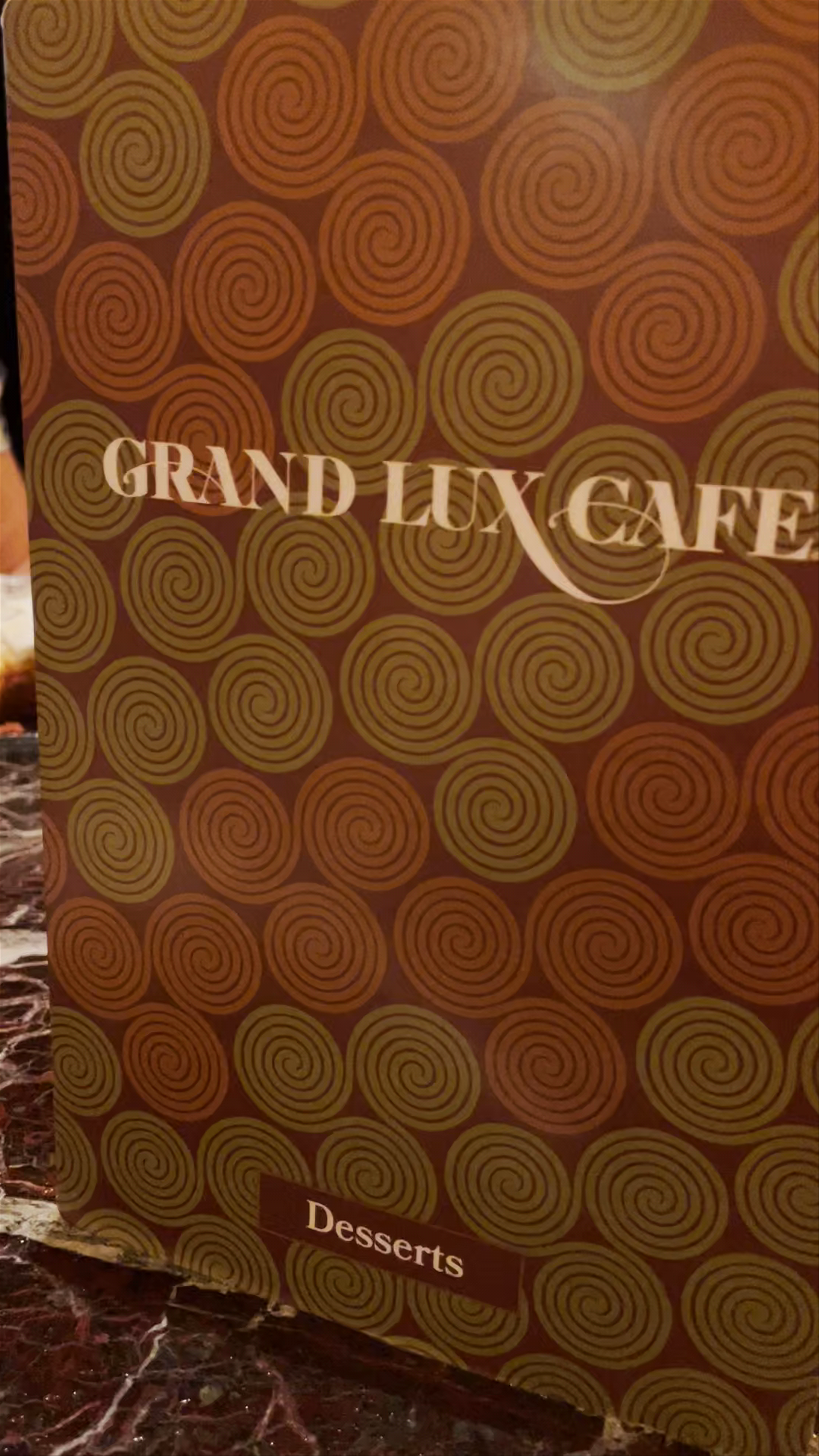 Grand Lux Cafe Dessert Experience in Dallas, Texas