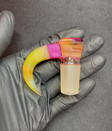 Preview pic of Light Yellow over Orange Elvis/NS Yellow/Telemagenta 18mm slide