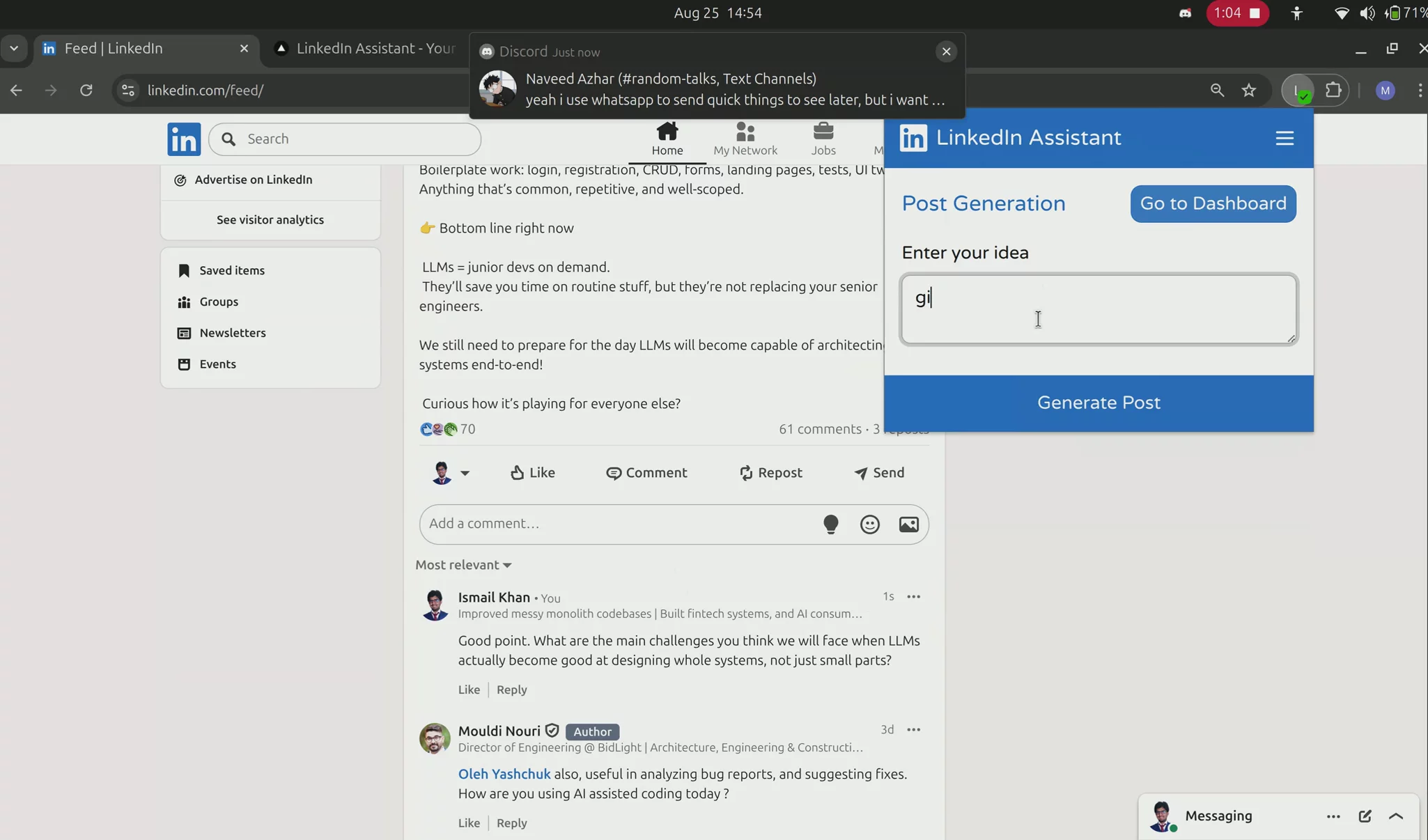 LinkedIn Assistant image 1