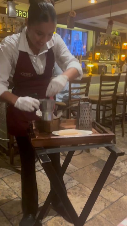 La Trattoria - Table side tiramisu - Pizza Near Me - Naples, Florida