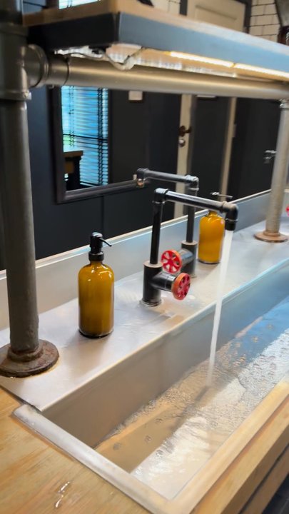 Whiskey Cake Kitchen & Bar - Hand washing area - New American Near Me - Katy, Texas
