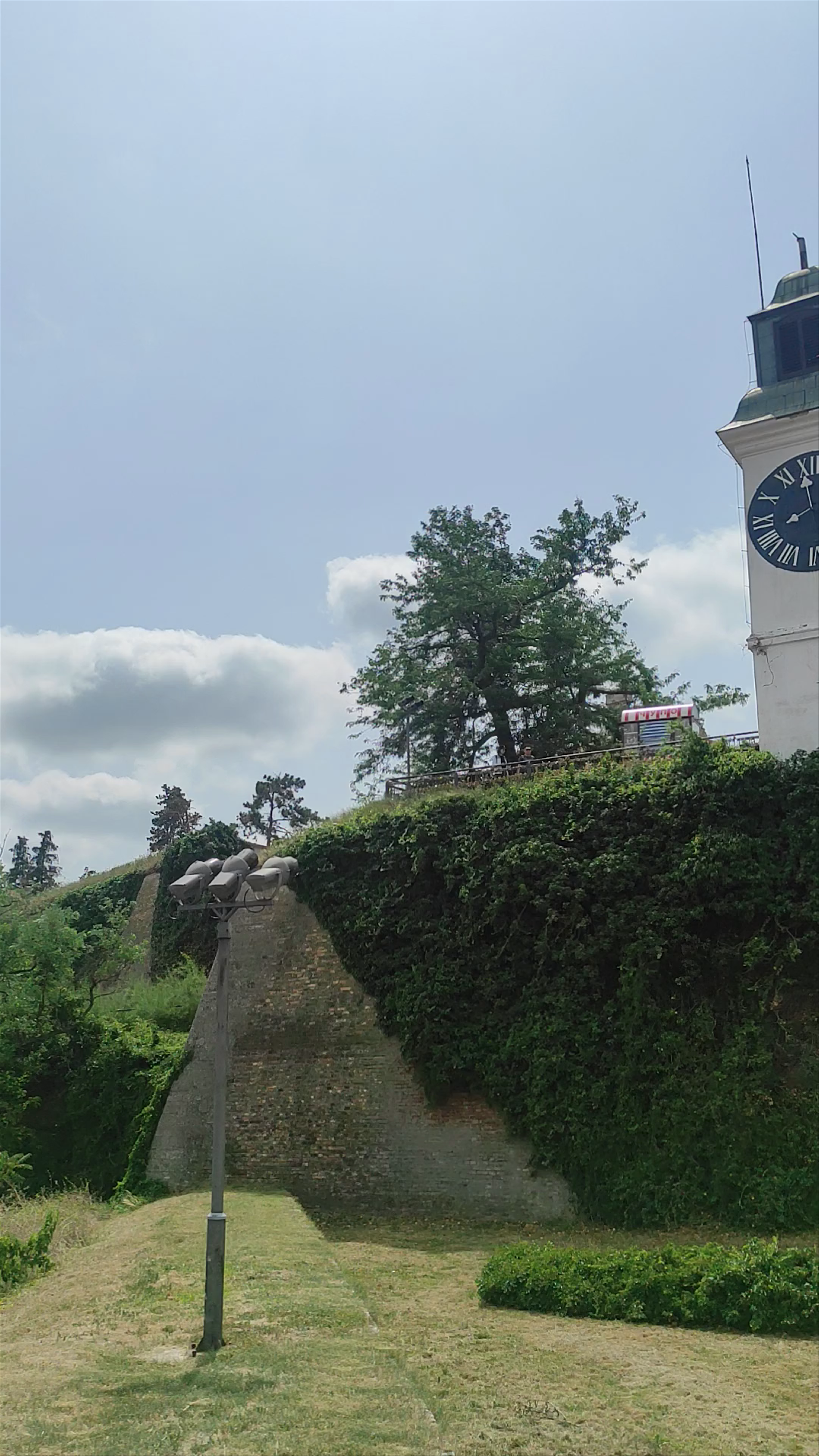 Petrovaradin fortress walls viewpoint
