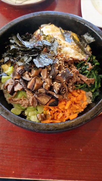 Chitose Sushi - Hot Stone Bibimbap - sizzling deliciousness! - Sushi Bars Near Me - Atascadero, California