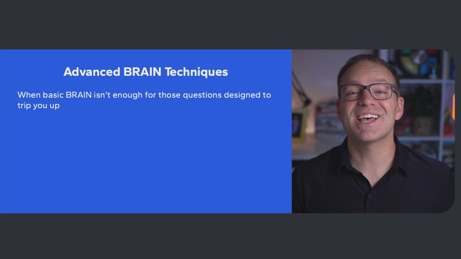 Advanced BRAIN Techniques