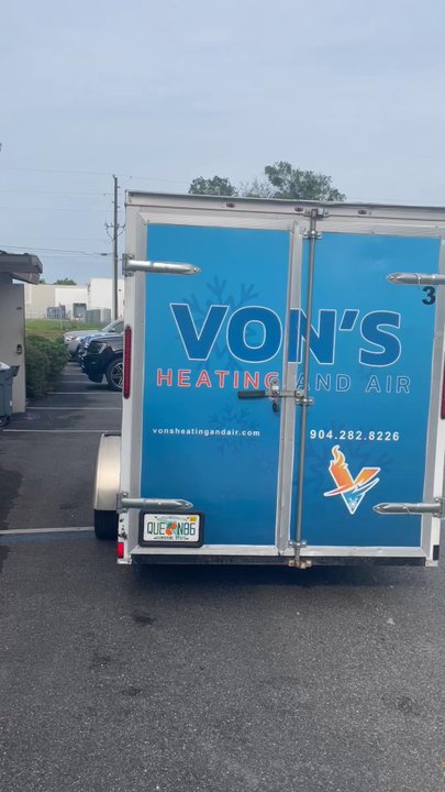 Von's Heating and Air - Vons Getting Ready to Install Our new ac unit at the shop. They sent me this video in the morning to let me know they were on the way. - Heating & Air Conditioning/HVAC Near Me - Orange Park, Florida