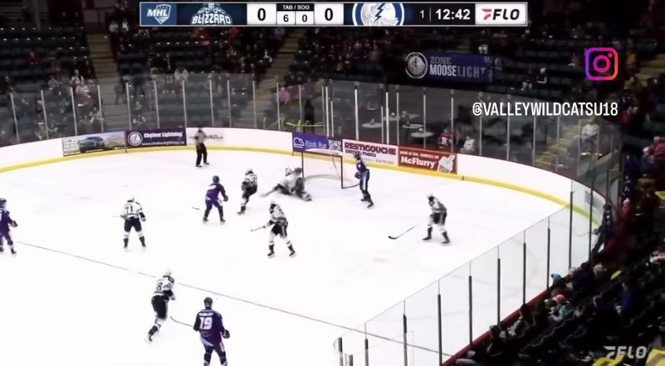 Hunter Hood Scores First MHL U20 Goal for Chaleur Lightning!