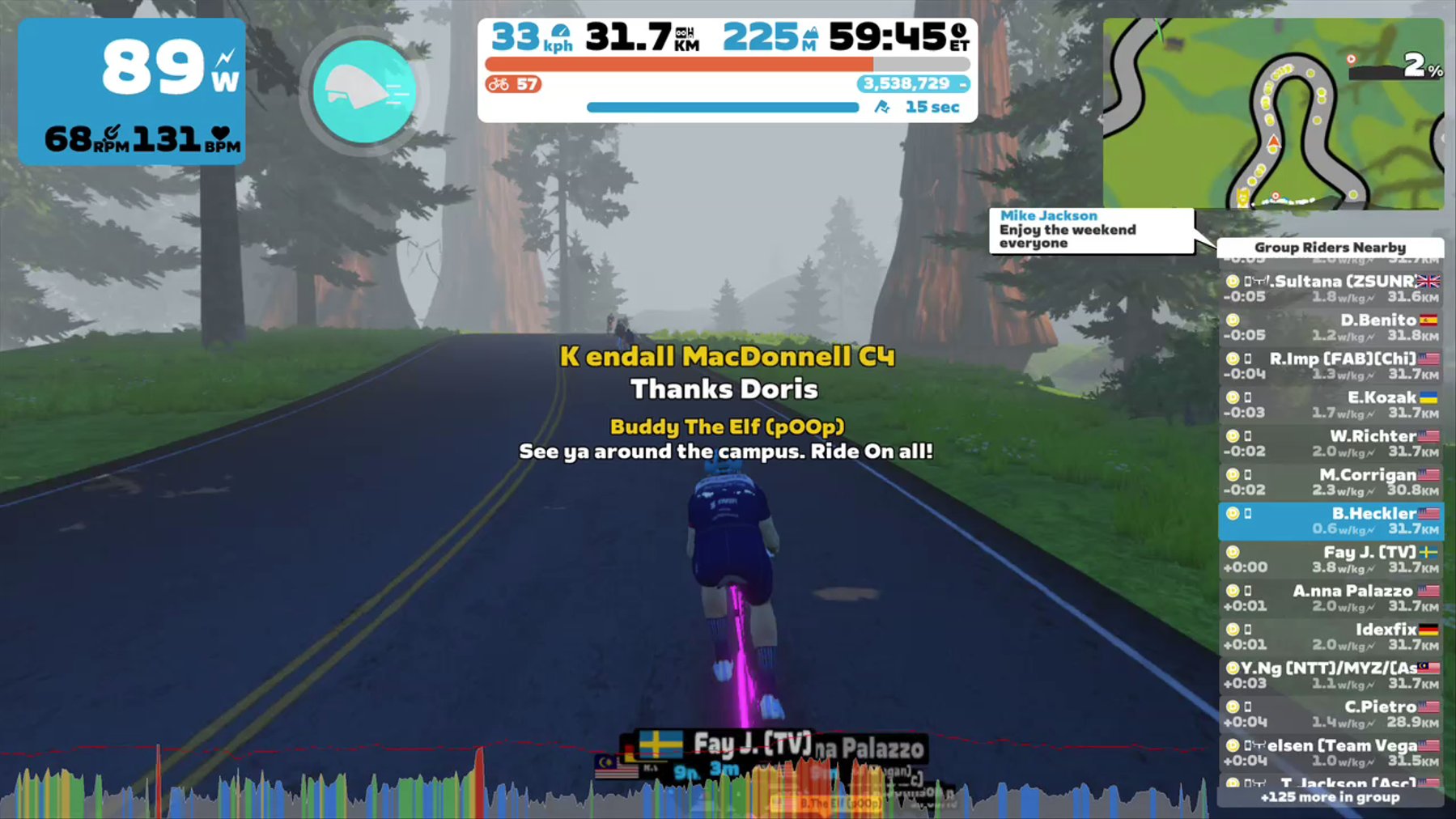 Zwift - Group Ride: Ascenders Team Rise & Shine Event - Team Pursuit (D) on Sand And Sequoias in Watopia