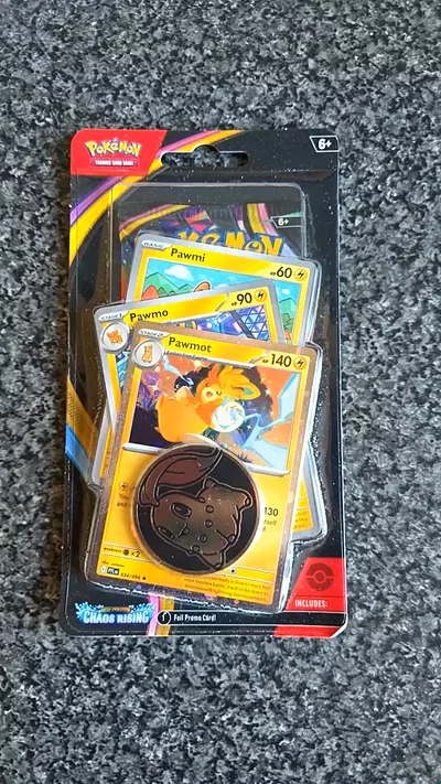 Pokemon TCG Pawmot Checklane Blister Pack imagen 1