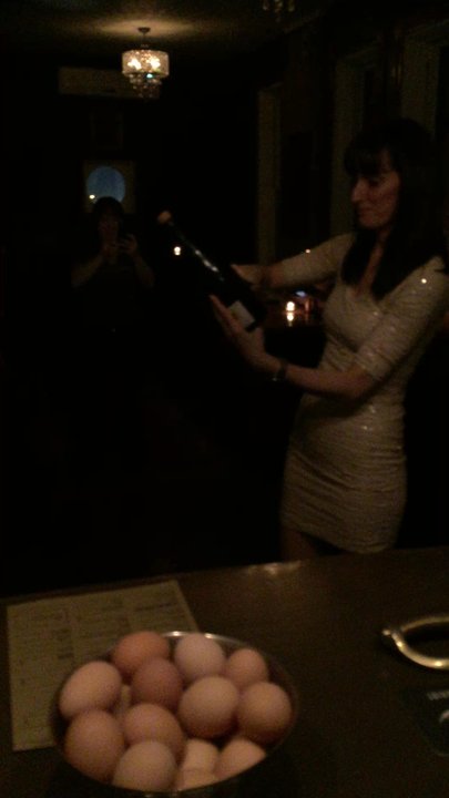 Cheshire - Sabering the champagne. - Cocktail Bars Near Me - Rochester, New York
