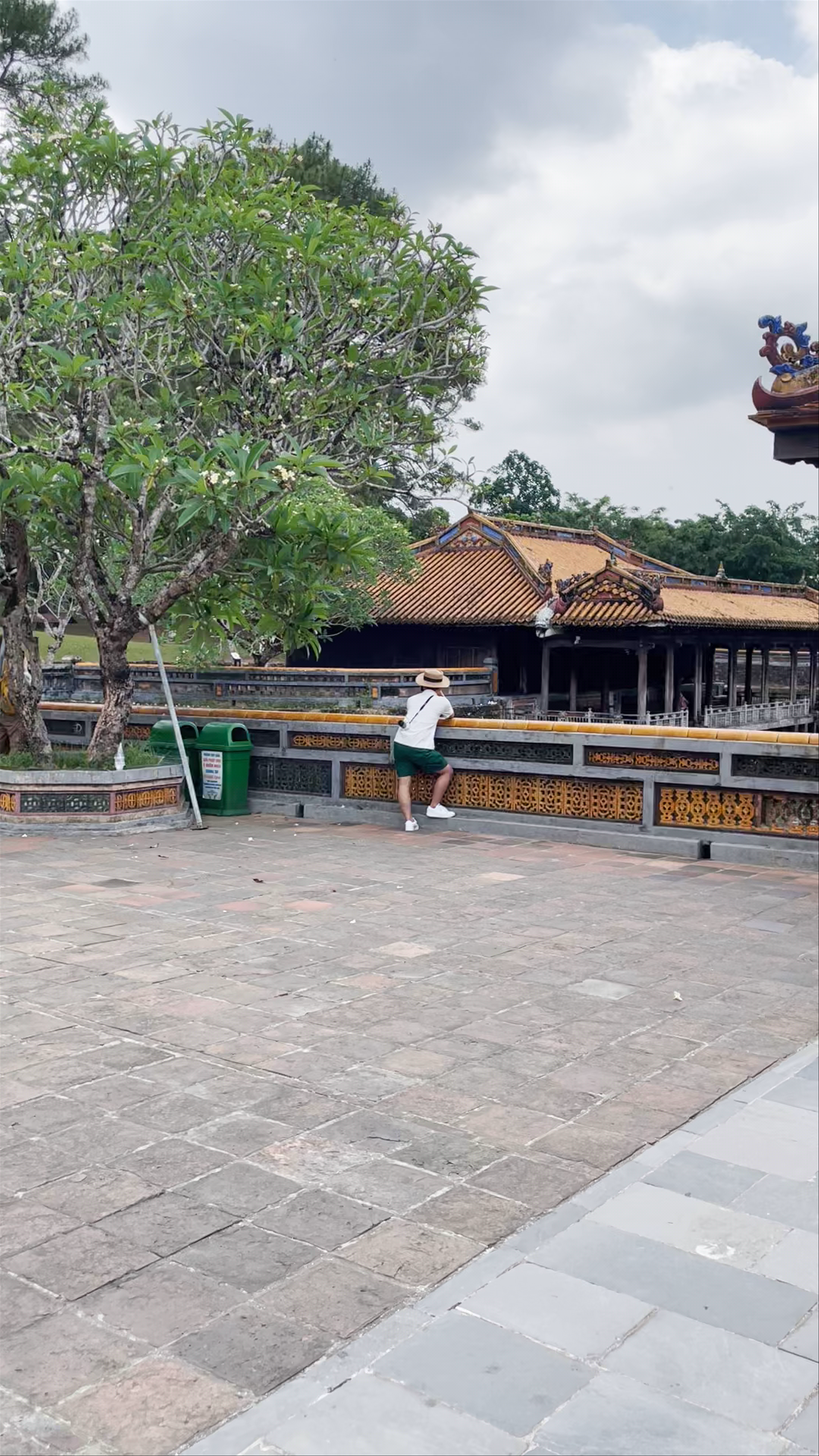 Tranquil Moments at Historic Hue Citadel, Vietnam