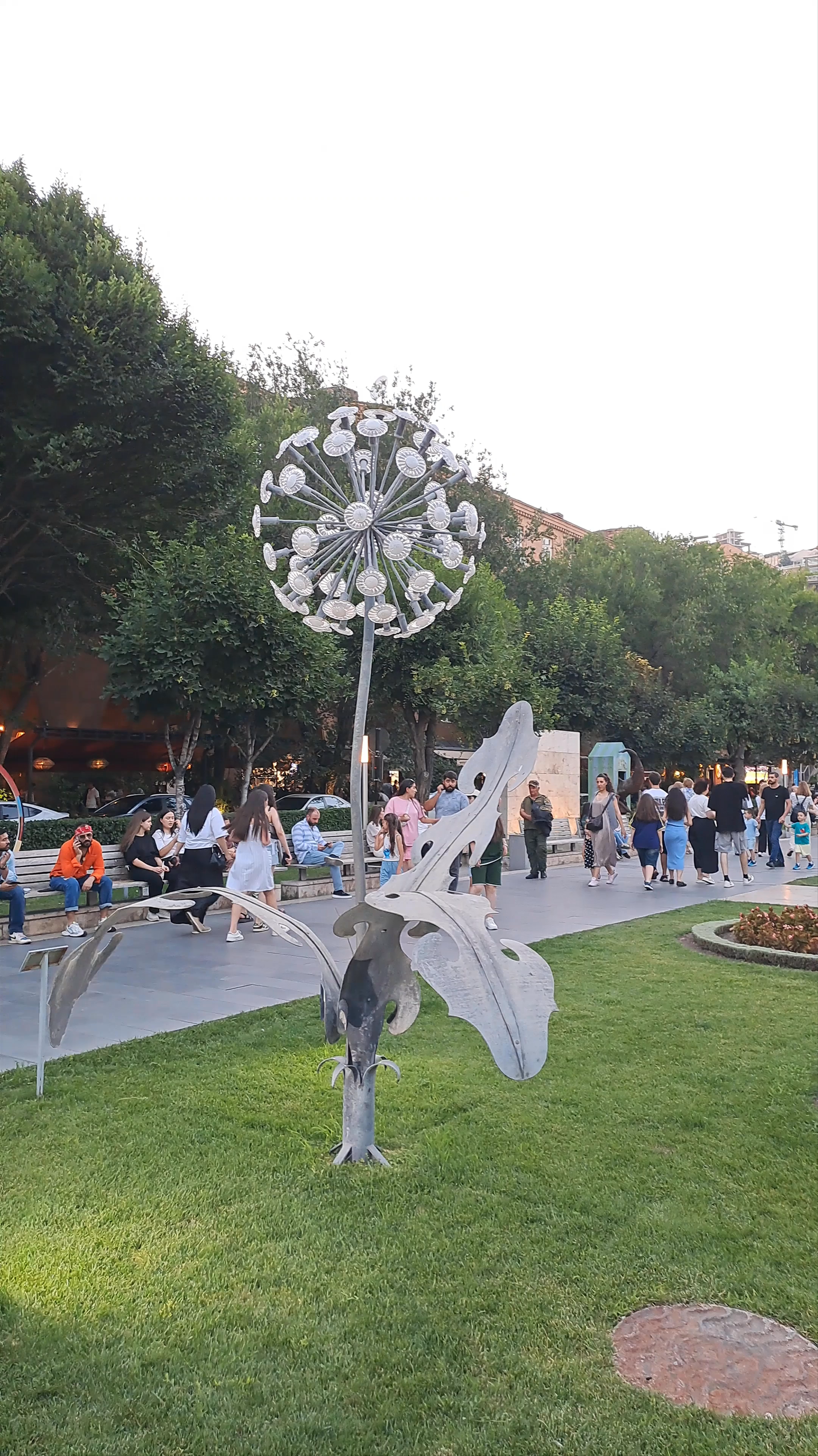 Evening Stroll at Cascade Complex in Yerevan, Armenia