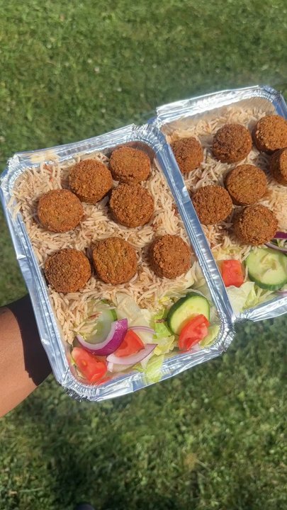 Lonzo's Kitchen - Felafel and rice - Middle Eastern Near Me - Toronto, Ontario