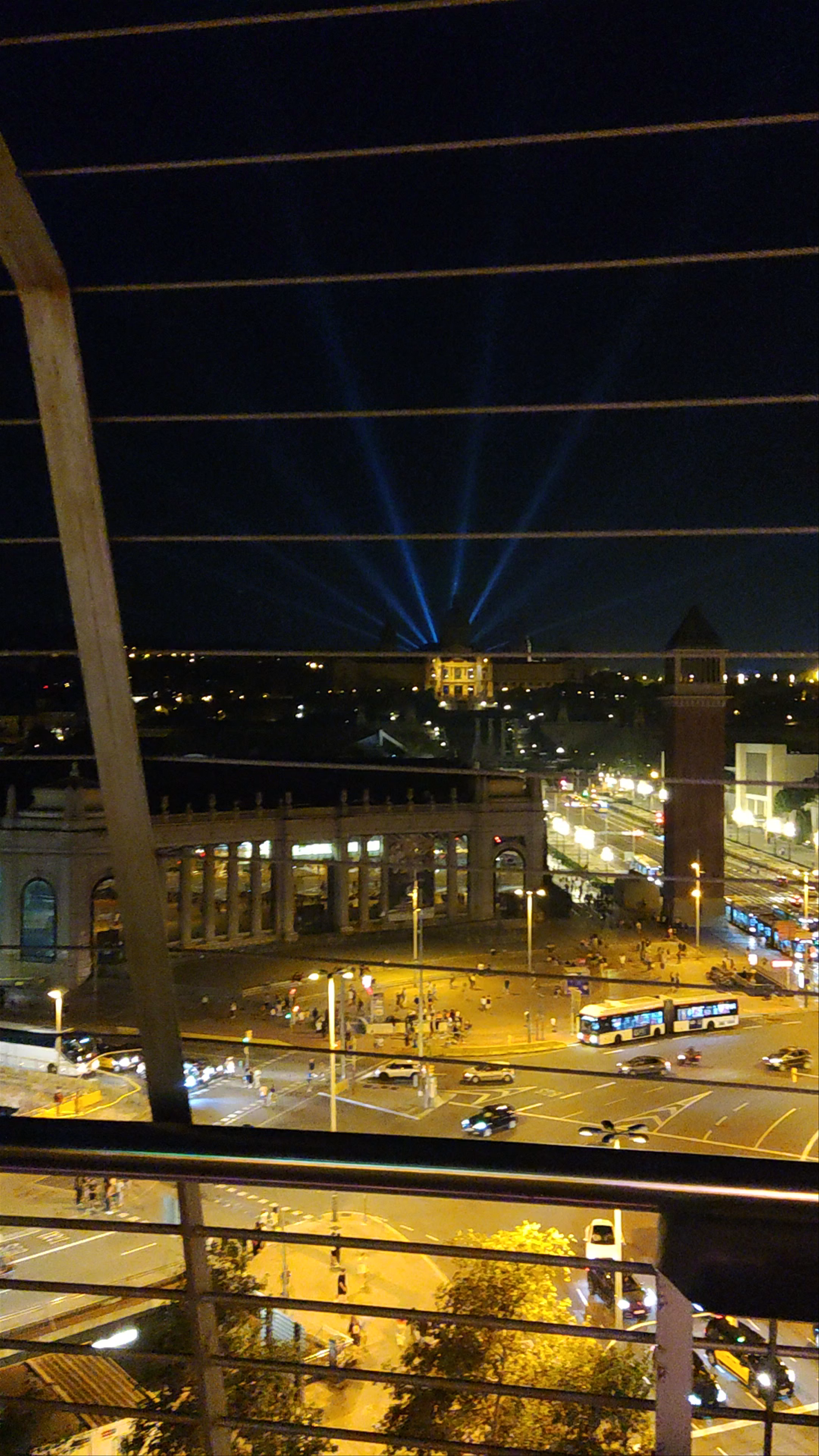 Nightlife and Cityscape at Arenas de Barcelona