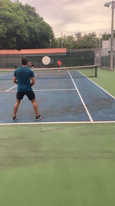 Kirk Munroe Park - Men's Night tennis classes in Miami with Backhand City - Parks Near Me - Miami, Florida