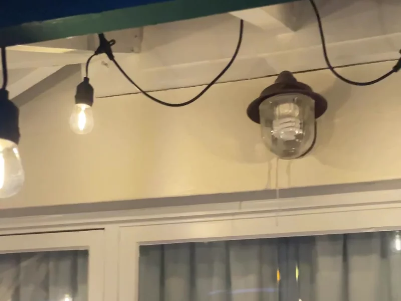 Solace Festoon Lights Before and After