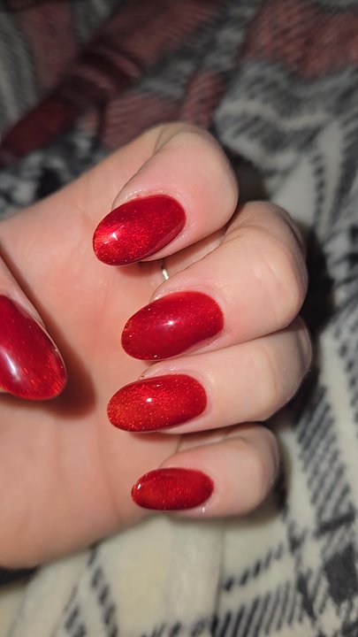 Gallery Nail Bar Mercy - I mean...the cateye and jelly mix - Nail Salons Near Me - Gilbert, Arizona