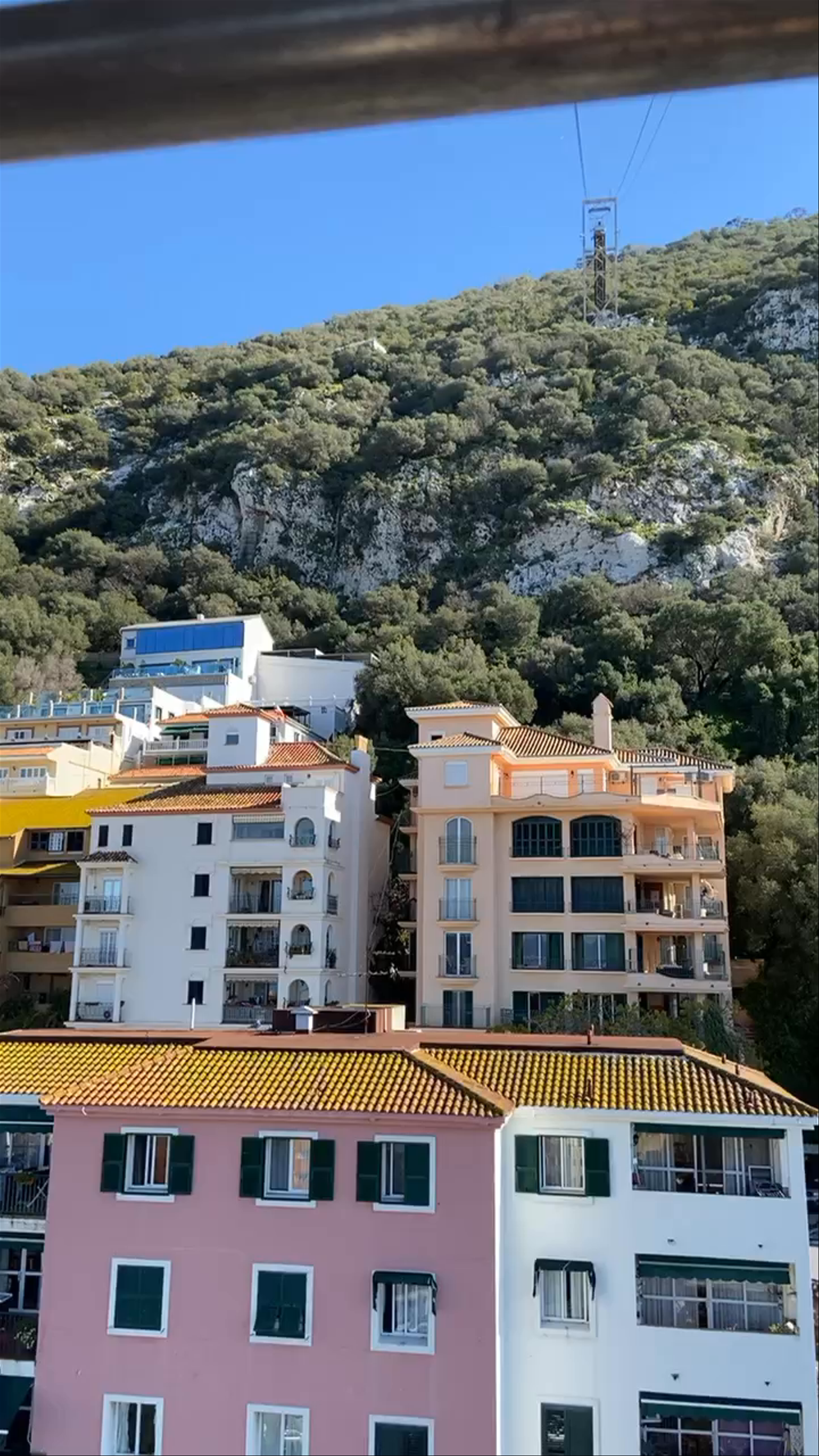 Gibraltar Scenic Views: Sunshine on Mediterranean Hillside