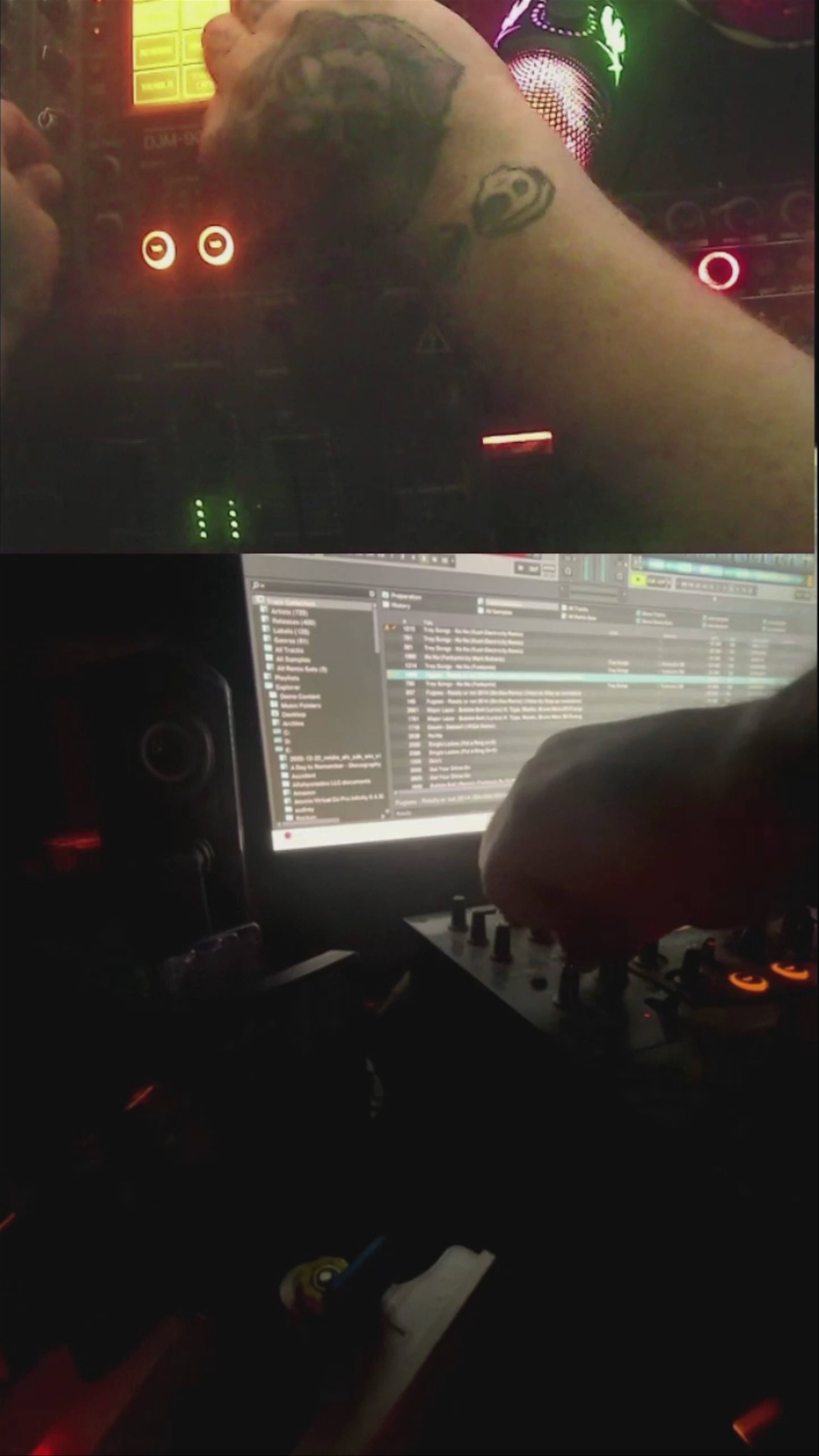 Gives while I DJ LIVE