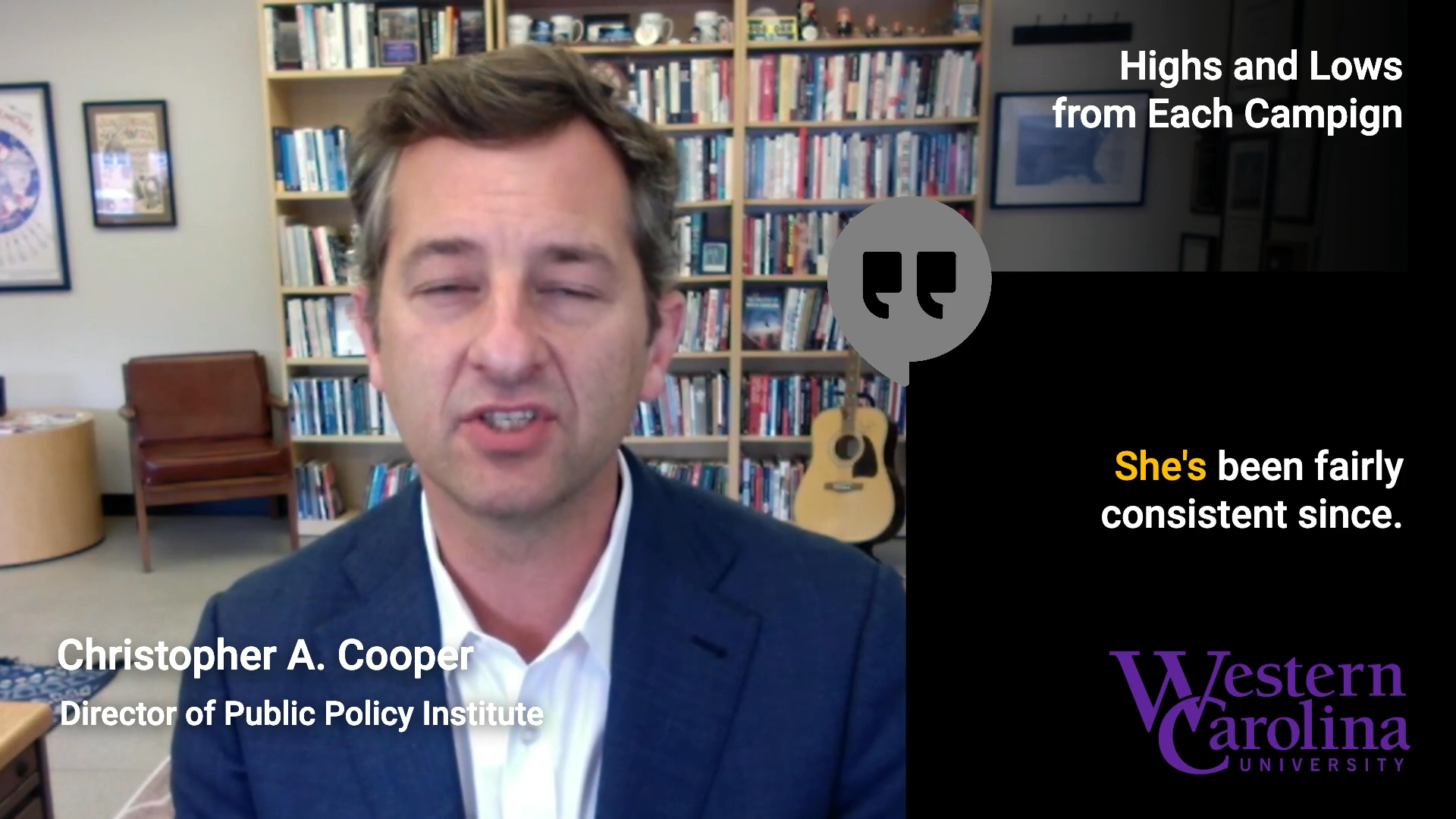 One Day Away - WCU's Chris Cooper Breaks Down What's Left on the Campaign Trail.