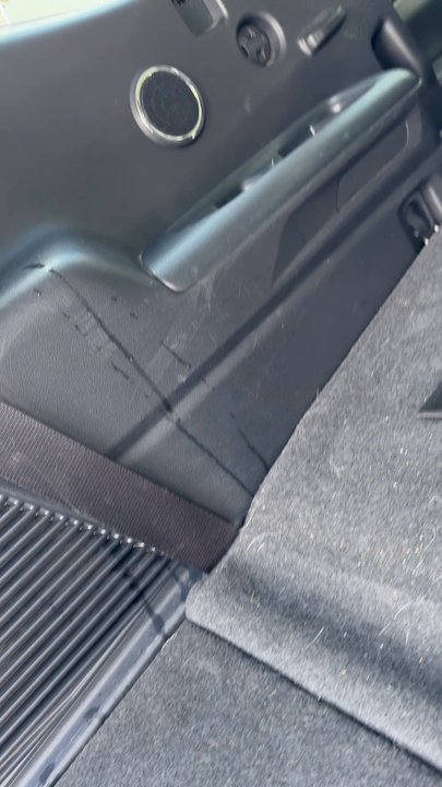 Caliber Collision - This is hours after finding it was leaking this morning, completely saturated headliner and carpet - Body Shops Near Me - Lake Forest, California
