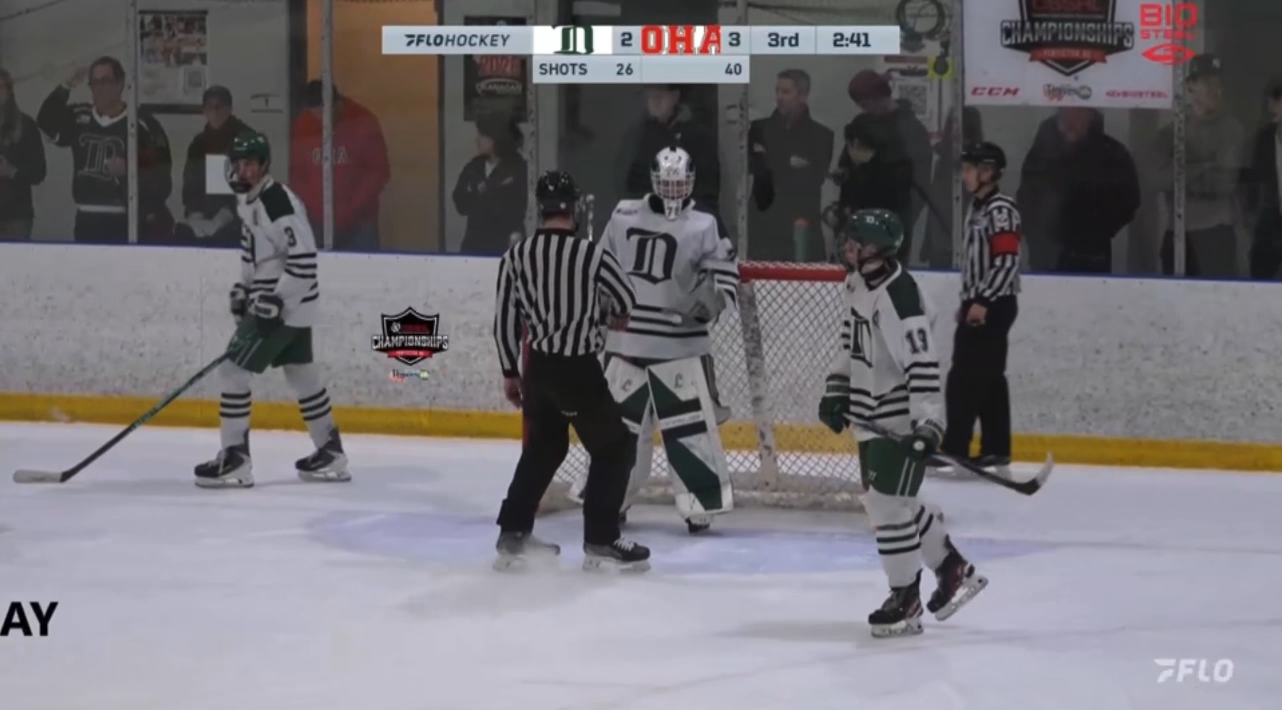 Lucas Disiewich's Glove Save & coverage @ CSSHL Championships Div I