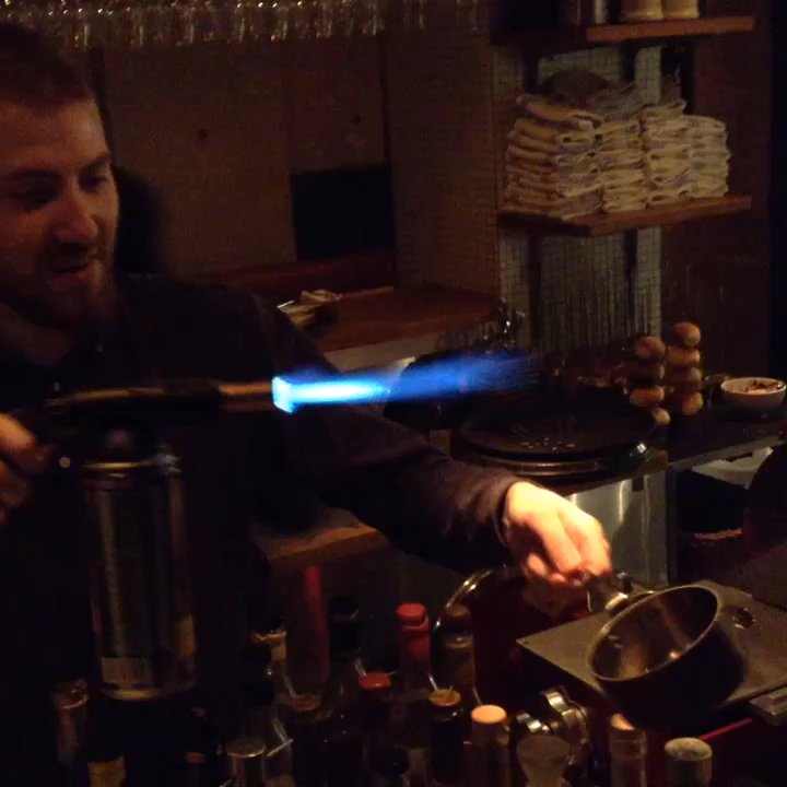 Rolfs Kök - Flambé English pudding - Scandinavian Near Me - Stockholm, Alberta