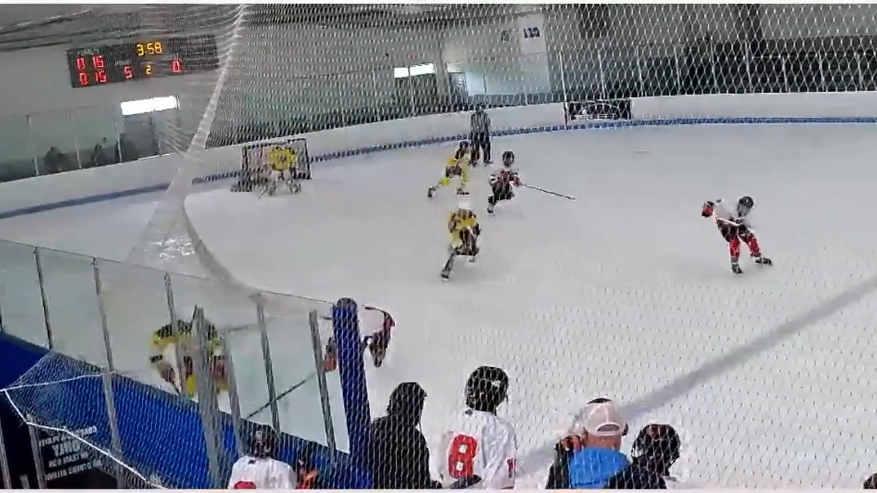 CJ Carter 5 on 3 shorthanded goal Vs. Walpole Hurricanes D'Arcy 14u (June 15, 2025)