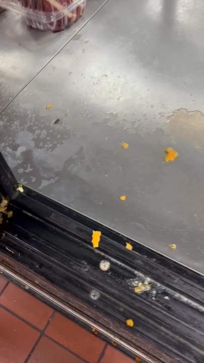 Rib Shack - Other side of fridge that leaks mold - Soul Food Near Me - Jamaica, New York