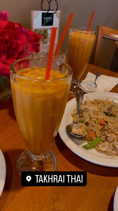 Takhrai Thai - #thaifood #thaitea #padthainoodles #thaifriedrice #orangechicken #poway #dinnerdate - Thai Near Me - Poway, California