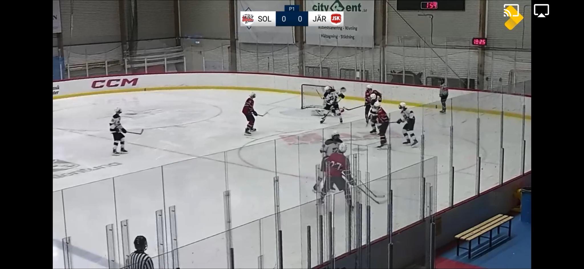 D – Right point goal off the pass | Sollentuna HC U16