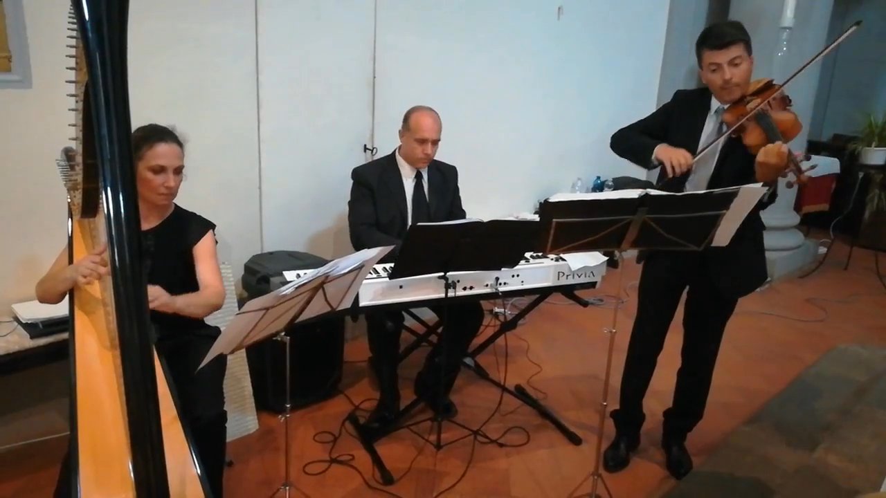The Florence Harp Collective - With Violin & Piano - video