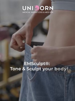 Emsculpt result at Unicorn Medical Weight Loss and Medi Spa