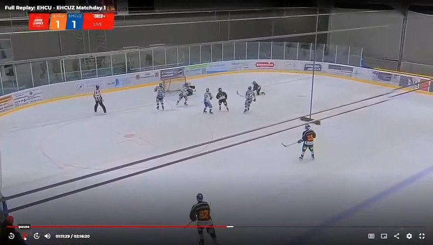 Matteo Jäger's Goal agains EHCUZ