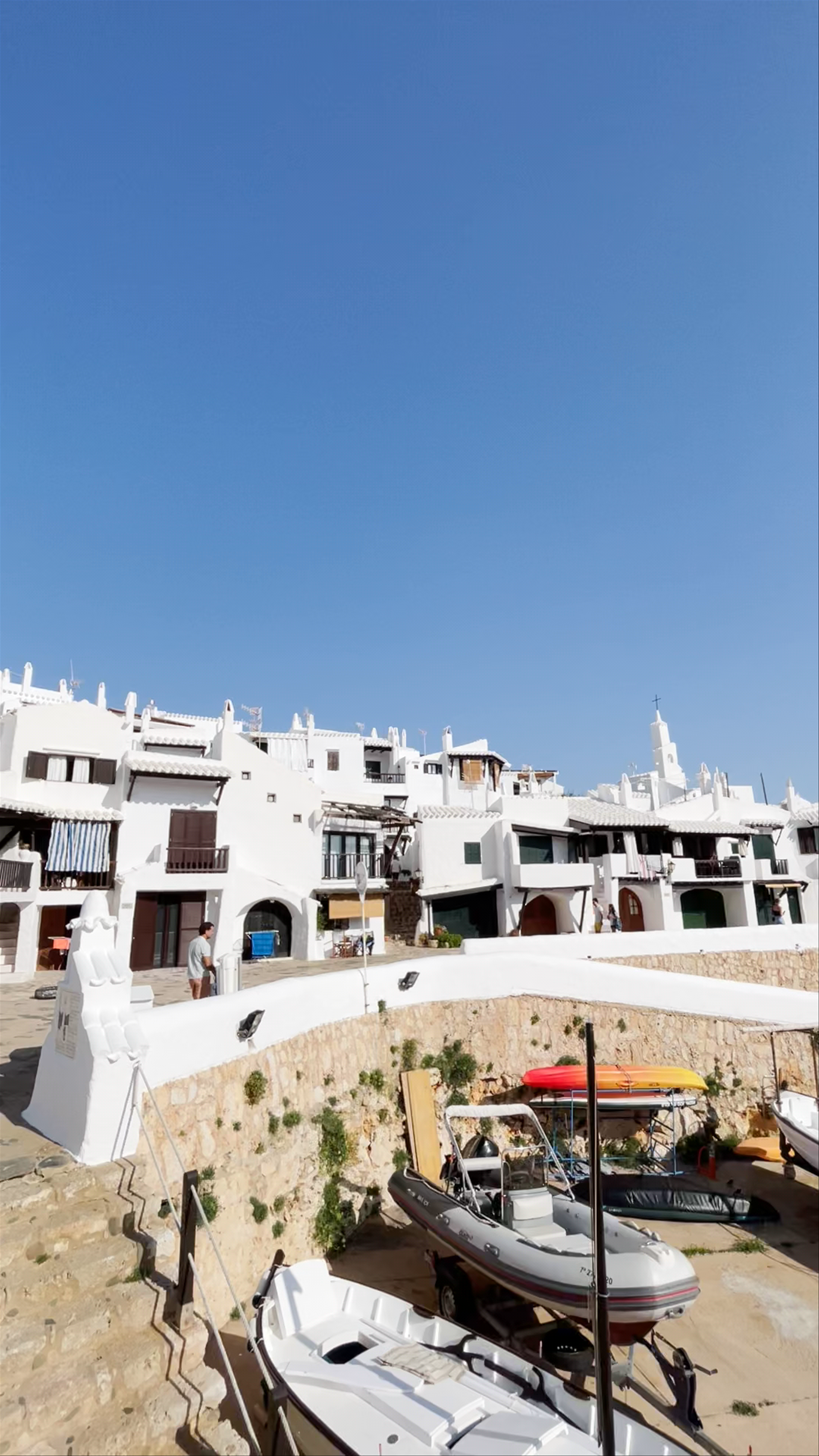 Club Nàutic Binibèquer Vell: Sunlit Serenity in Menorca's Coastal Village