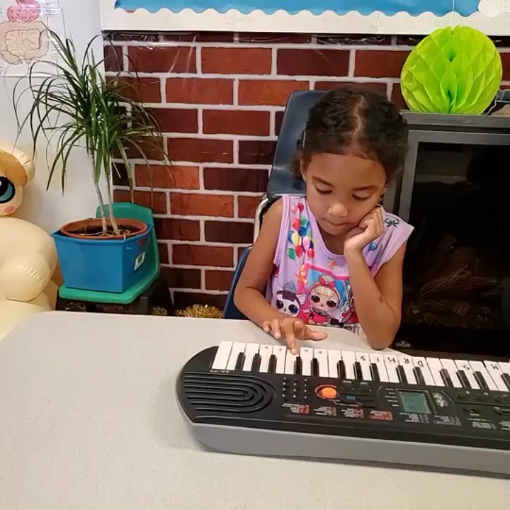 Toddler Learning Center - My daughter learning piano with Ms. Mitra. - Child Care & Day Care Near Me - Canoga Park, California
