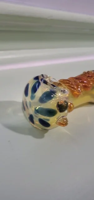 Preview pic of Ornate Leaf Design Pipe/Bowl/Spoon