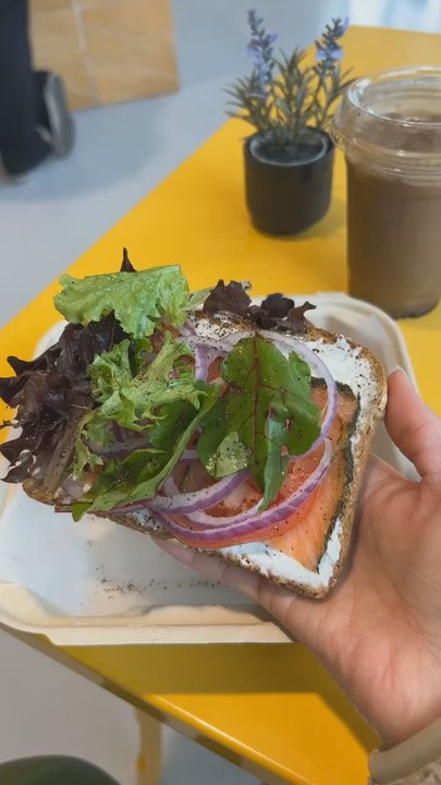 Tupi Coffee - Smoked salmon toast ($12) - Coffee & Tea Near Me - Sacramento, California