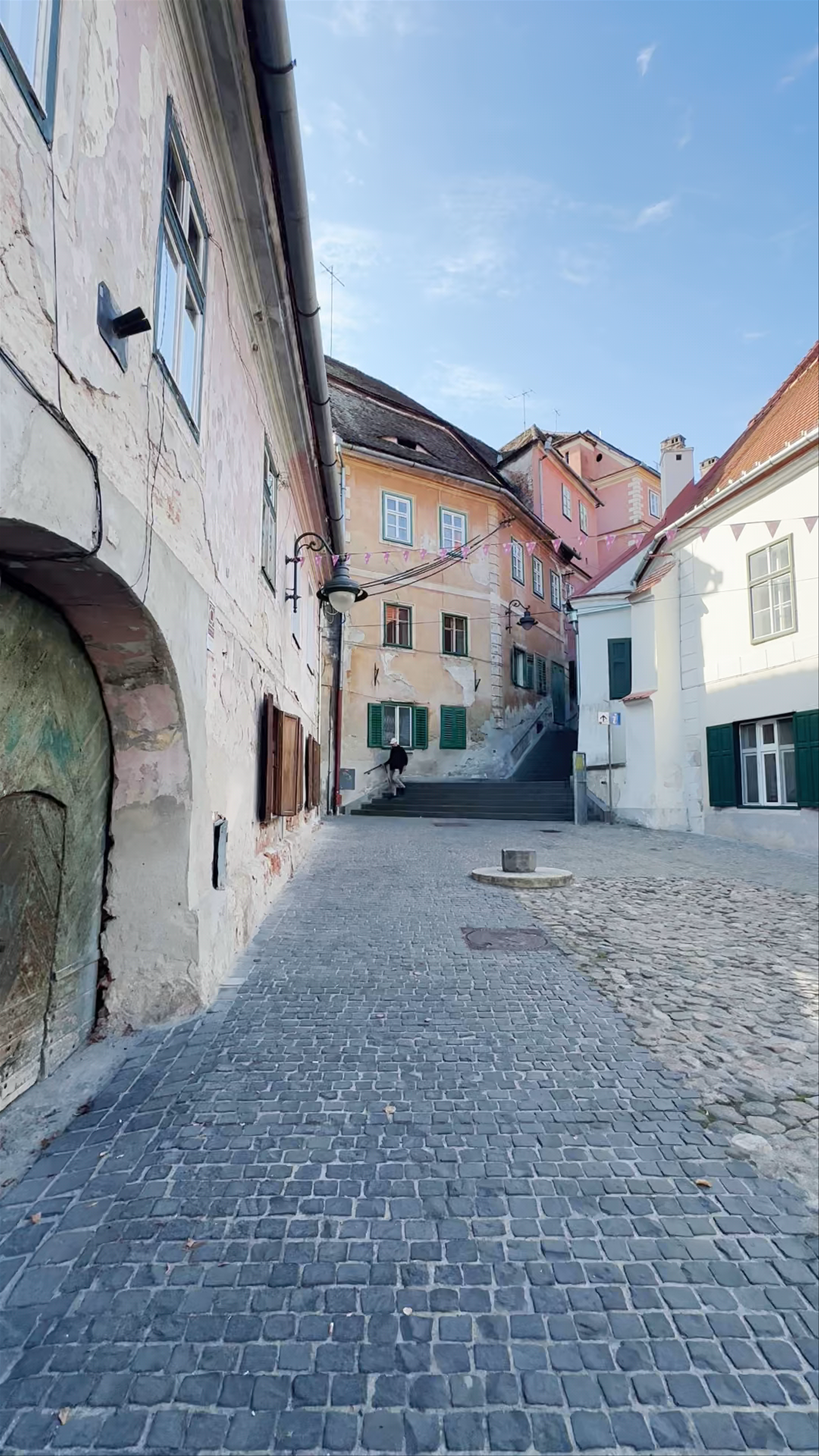 Wandering the Historic Piața Aurarilor in Sibiu, Romania
