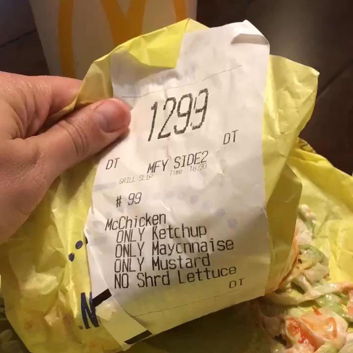 McDonald's - McDonald's in clover can't read their customers order when preparing food. - Fast Food Near Me - Clover, South Carolina