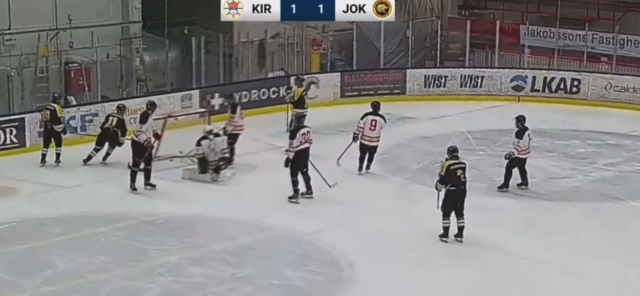 Ebbe Hallin Sallander's Top-Shelf Goal: Kiruna AIF Highlight