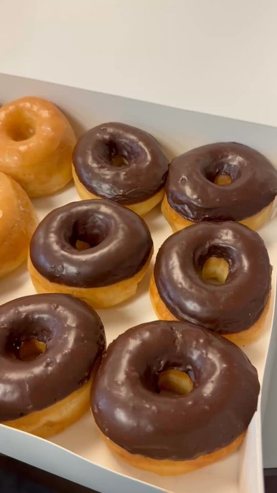 AM Donut & Coffee - so pretty ~ and fluffy! - Coffee & Tea Near Me - Dallas, Texas