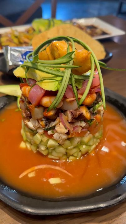 La Resaca Seafood Bar - Mixed aguachile - Seafood Near Me - El Centro, California