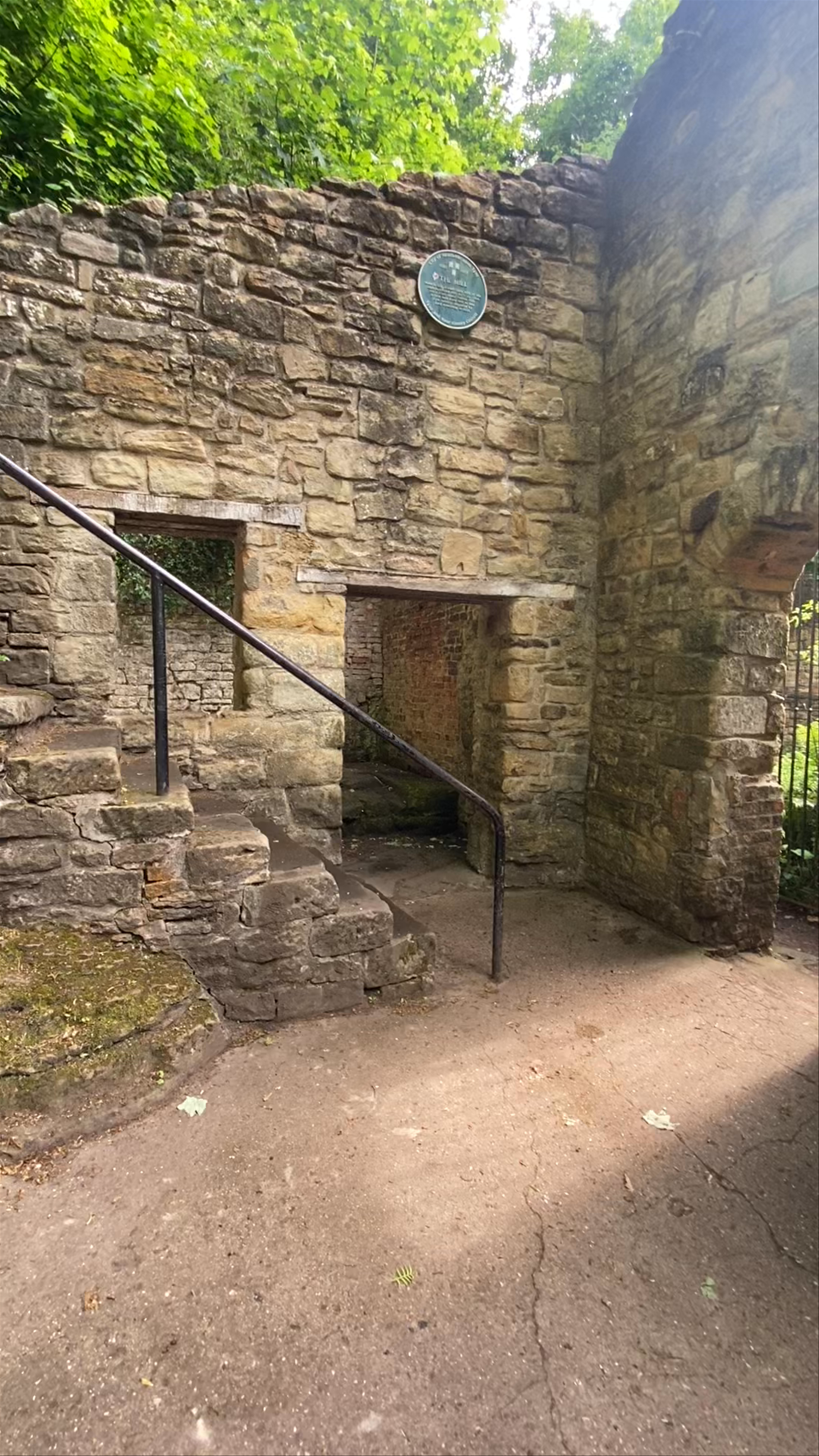 Exploring the Old Mill Ruins at Jesmond Dene, Newcastle upon Tyne