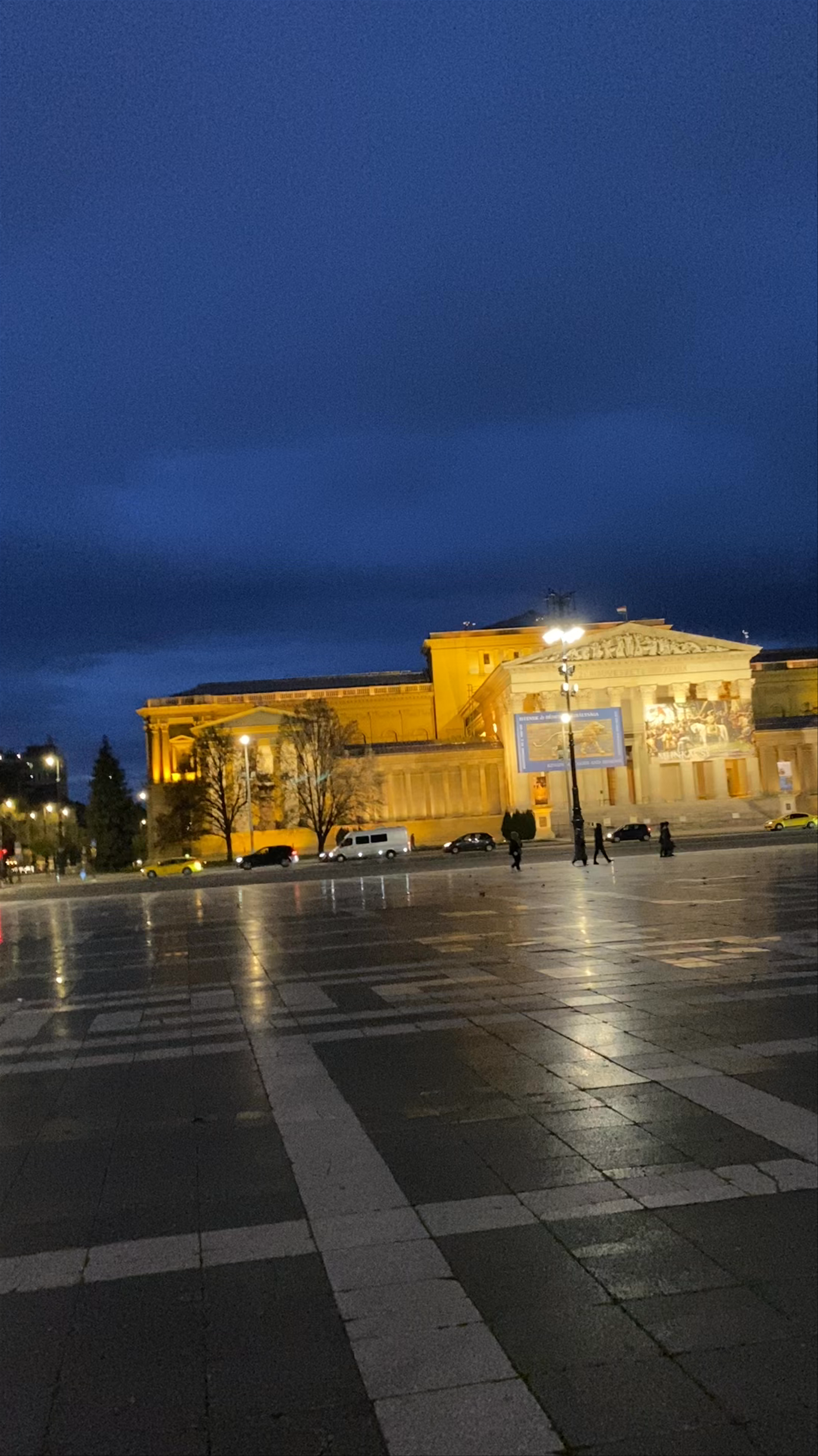 Evening Enlightenment at Heroes' Square, Budapest