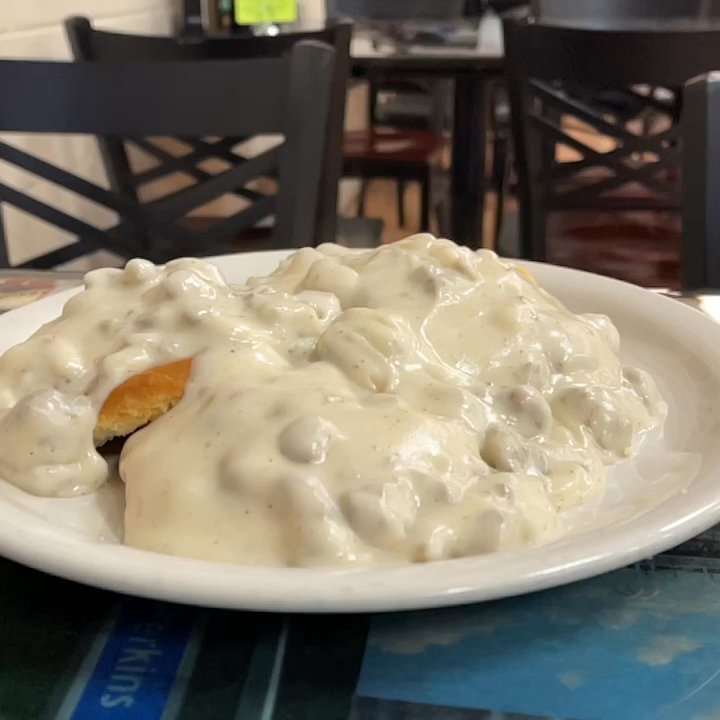 Simple Joe Cafe - Biscuits and gravy served Friday- Sunday. - Cafes Near Me - Baton Rouge, Louisiana