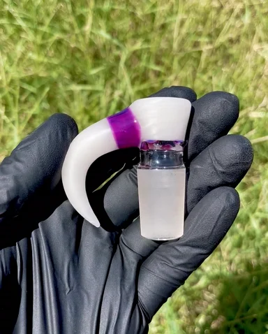 Preview pic of Icy White Satin/Stargazer 18mm slide