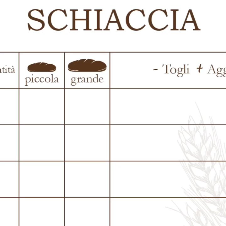 Schiaccia - Come ordinare - Bakeries Near Me - Ferrara, FE